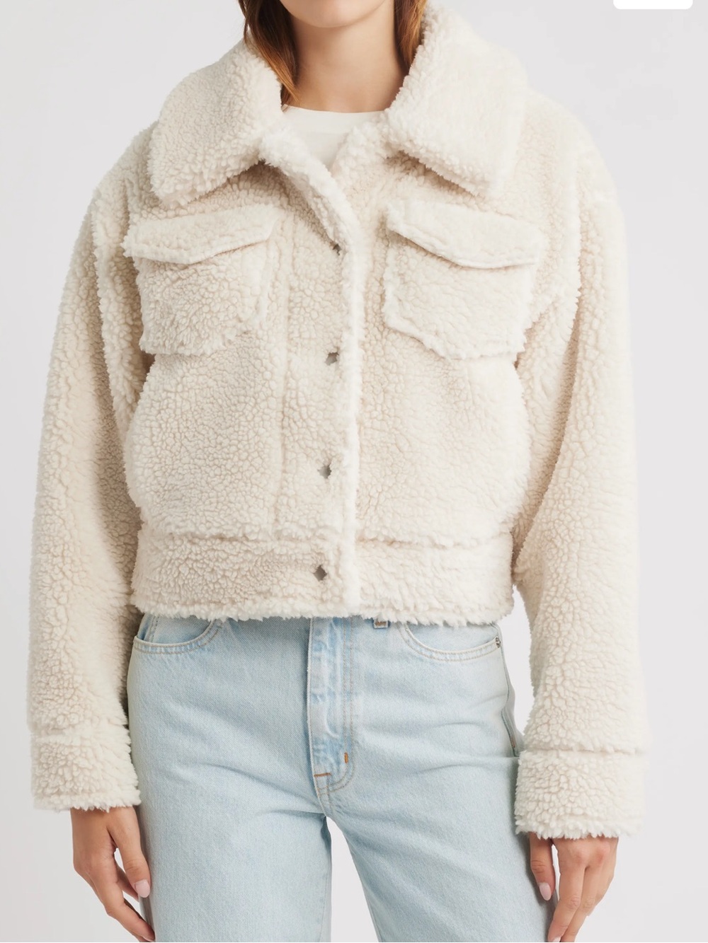 UGG Frankie Faux Shearling Trucker Jacket